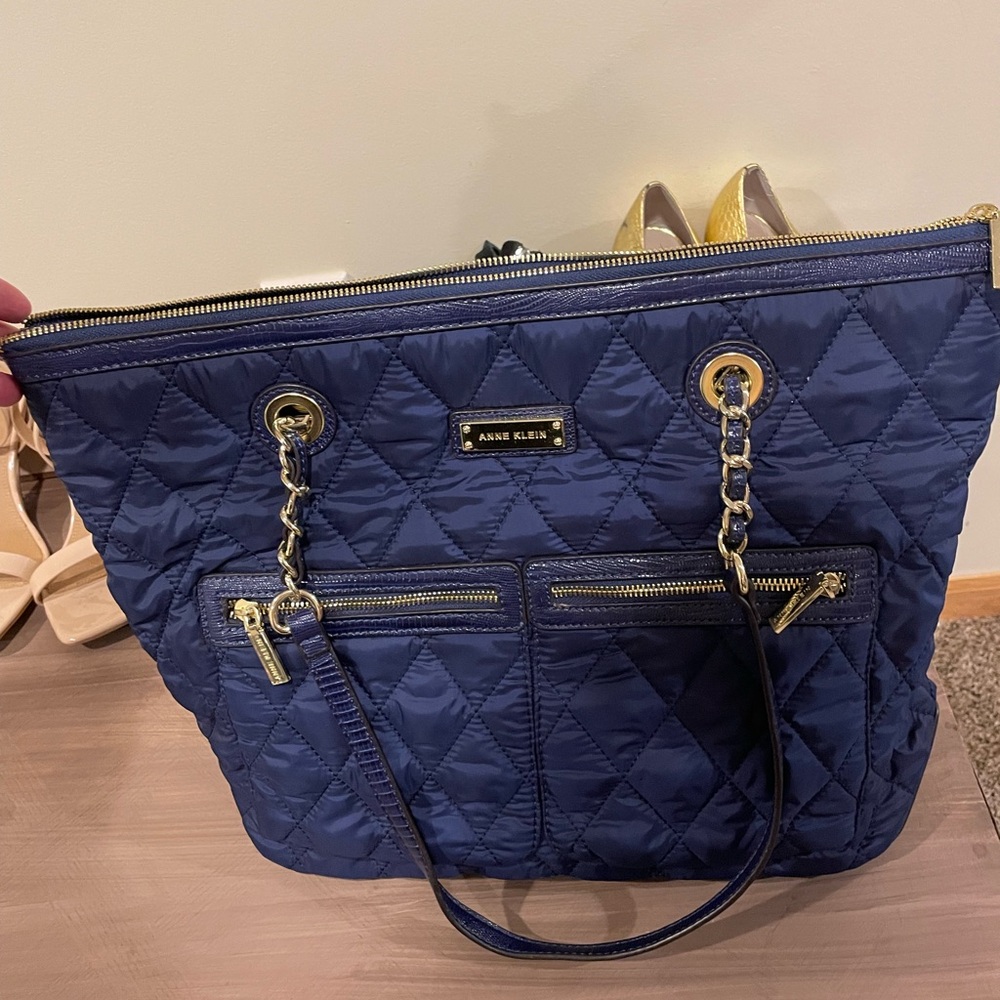 Anne Klein Quilted Tote Bag